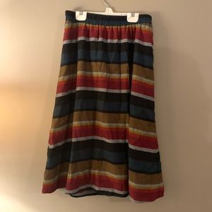 3 for $20 Old Navy Striped A Line Skirt